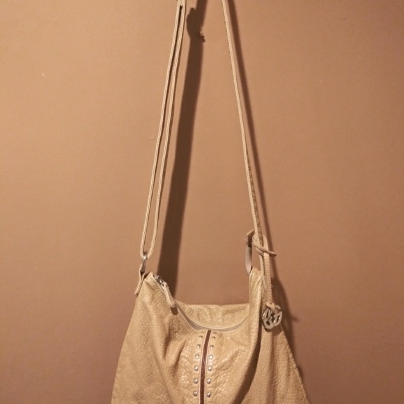 Ecko Red Tan Leather Crossbody Purse Bag - Picture 3 of 4